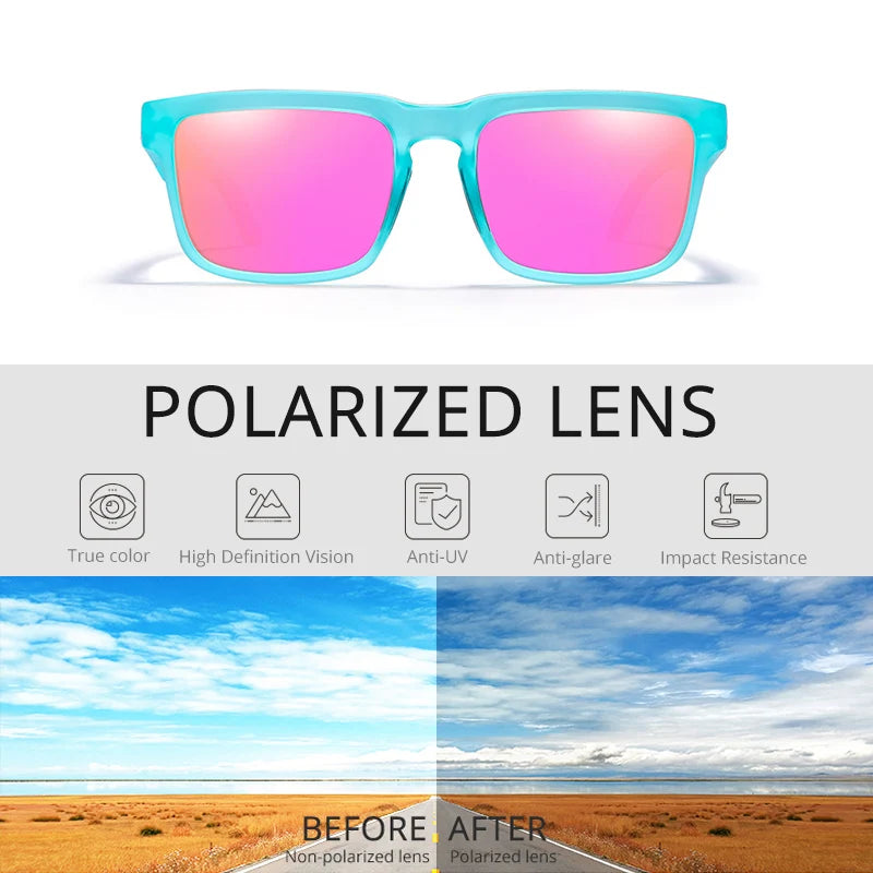 óculos de sol polarizados para homens mulheres moda unissex