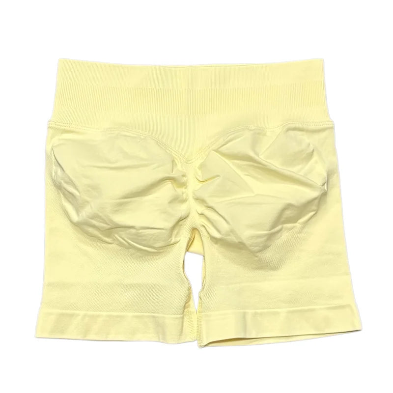 calças de ginástica elásticas shorts de academia.