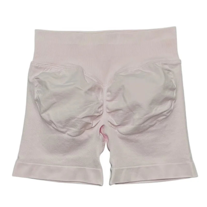 calças de ginástica elásticas shorts de academia.