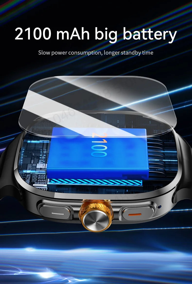 smartwatch 5g com tela amoled de 2.4 polegadas unissex