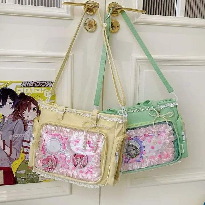 itabag japonês bidimensional ombro bolsa feminina