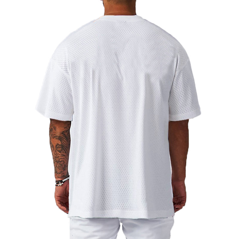 camiseta de manga curta com estampa gym warriors