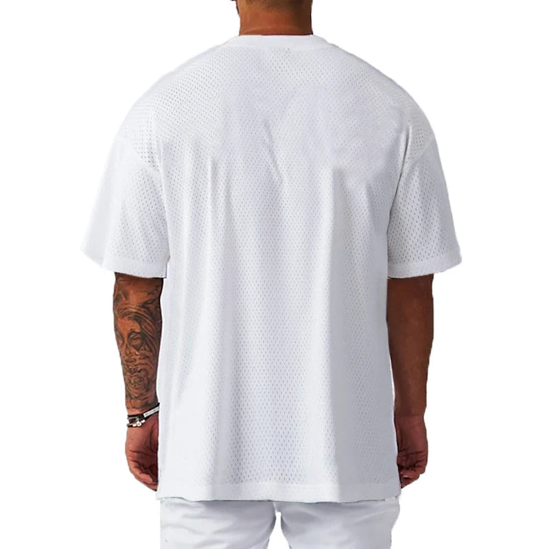 camiseta de manga curta com estampa gym warriors
