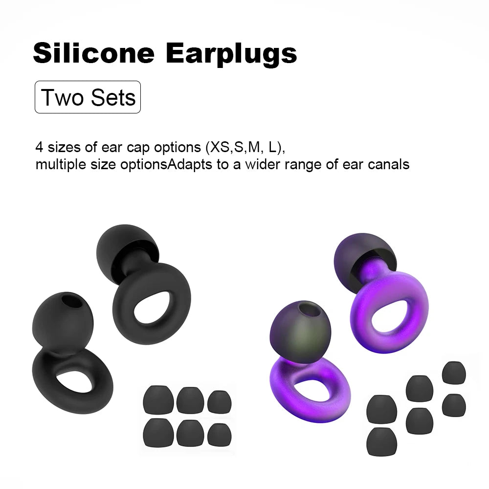 Protetores Auriculares de Silicone para Natação e Sono - Cancelamento de Ruído e Redução de Interferências - Protetores Auriculares de Qualidade