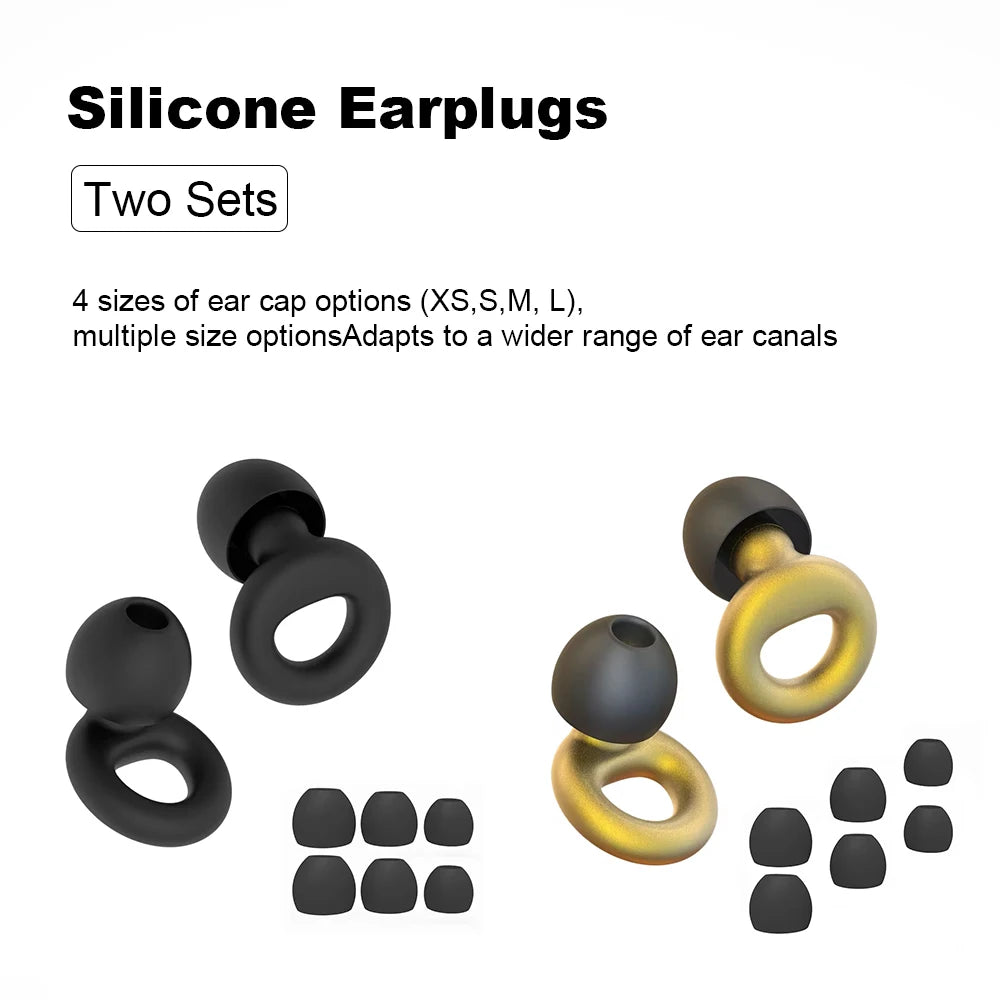 Protetores Auriculares de Silicone para Natação e Sono - Cancelamento de Ruído e Redução de Interferências - Protetores Auriculares de Qualidade