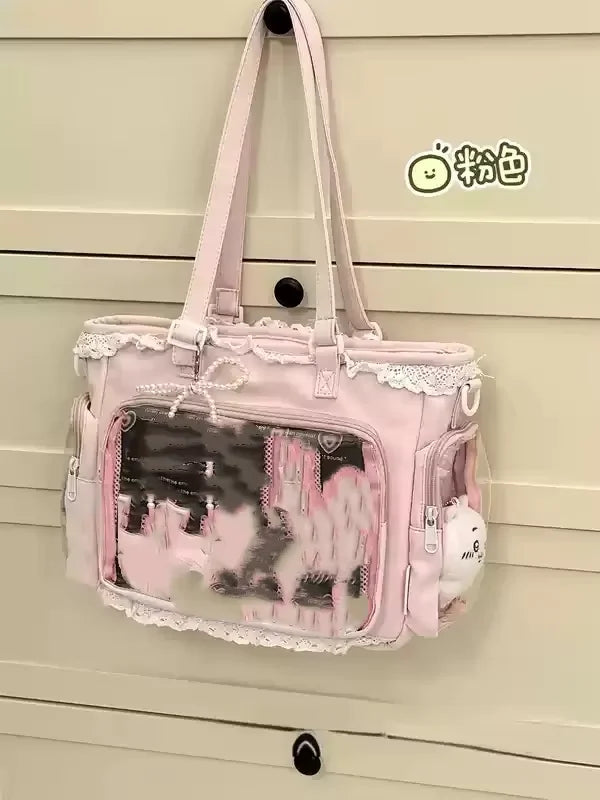 itabag japonês bidimensional ombro bolsa feminina