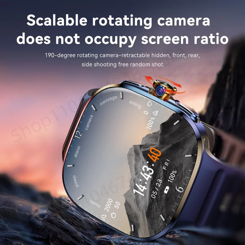 smartwatch 5g com tela amoled de 2.4 polegadas unissex