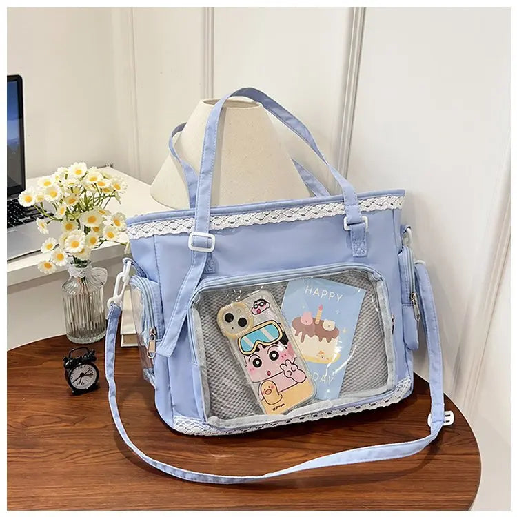 itabag japonês bidimensional ombro bolsa feminina