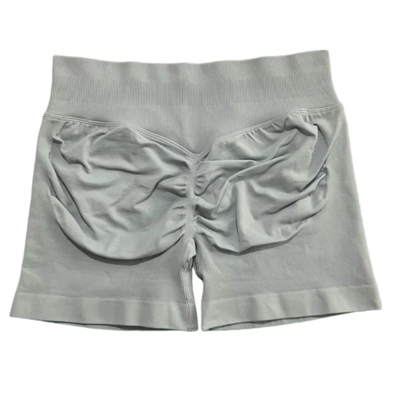 calças de ginástica elásticas shorts de academia.