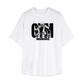 camiseta de manga curta com estampa gym warriors