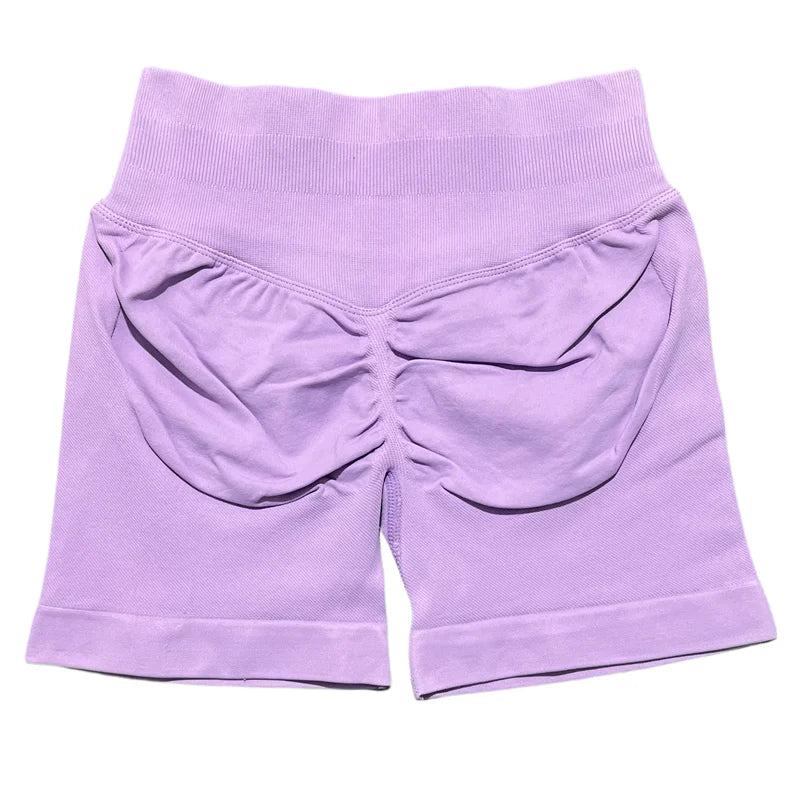 calças de ginástica elásticas shorts de academia.