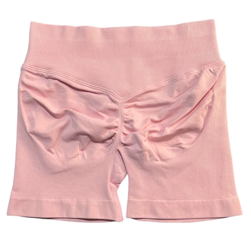 calças de ginástica elásticas shorts de academia.