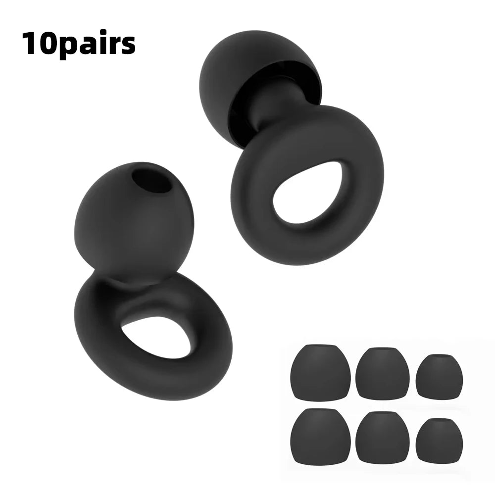Protetores Auriculares de Silicone para Natação e Sono - Cancelamento de Ruído e Redução de Interferências - Protetores Auriculares de Qualidade