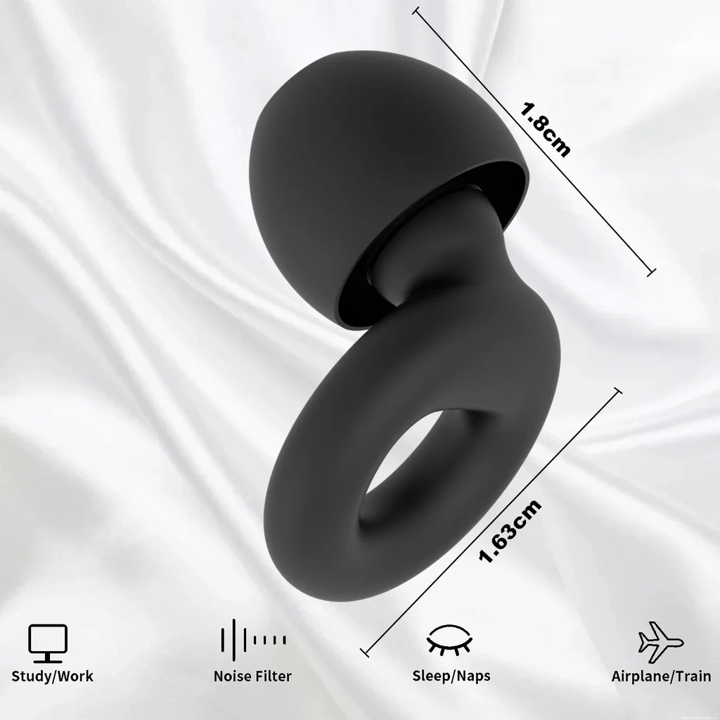 Protetores Auriculares de Silicone para Natação e Sono - Cancelamento de Ruído e Redução de Interferências - Protetores Auriculares de Qualidade