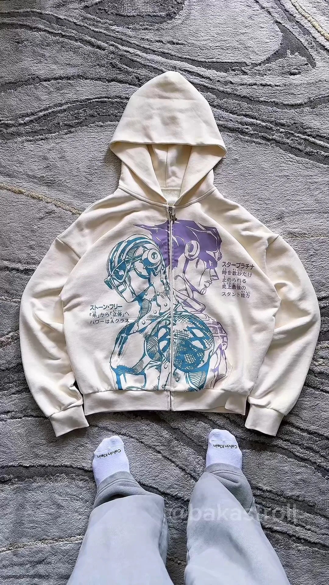 blusa de moletom com zíper hip hop casais y2k rua.