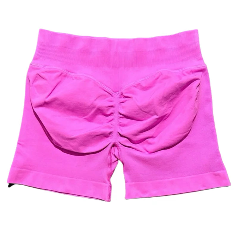 calças de ginástica elásticas shorts de academia.