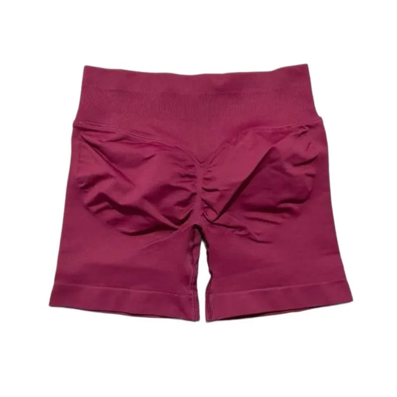 calças de ginástica elásticas shorts de academia.