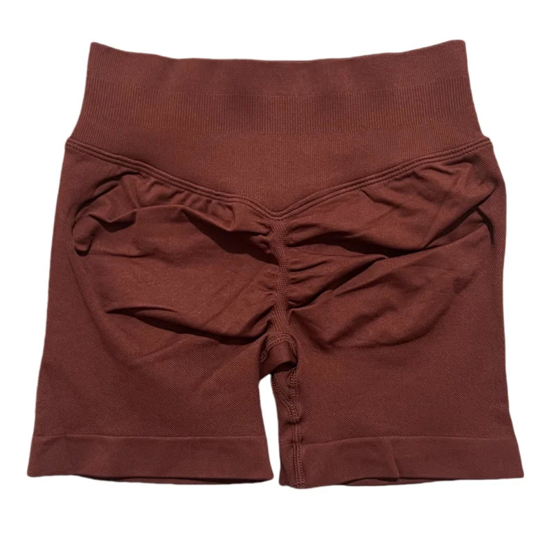 calças de ginástica elásticas shorts de academia.