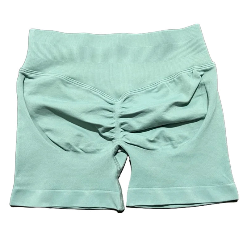 calças de ginástica elásticas shorts de academia.