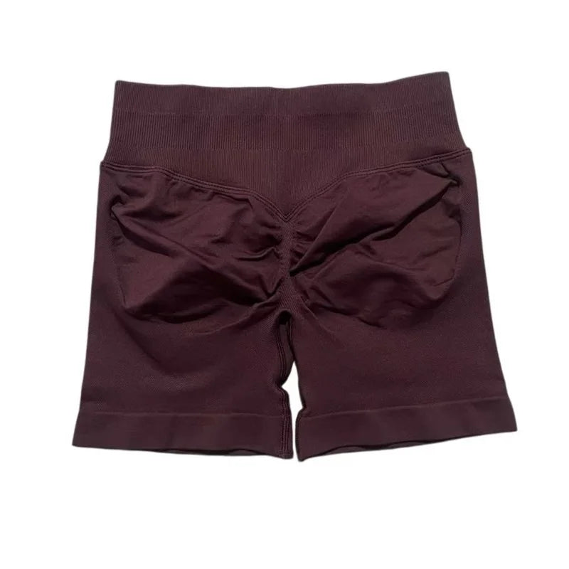 calças de ginástica elásticas shorts de academia.
