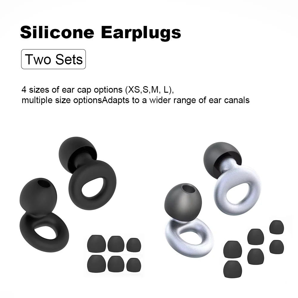 Protetores Auriculares de Silicone para Natação e Sono - Cancelamento de Ruído e Redução de Interferências - Protetores Auriculares de Qualidade