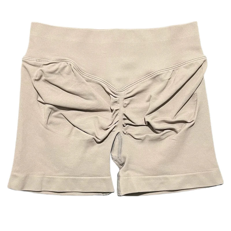 calças de ginástica elásticas shorts de academia.