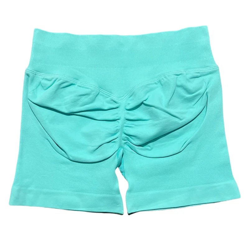 calças de ginástica elásticas shorts de academia.