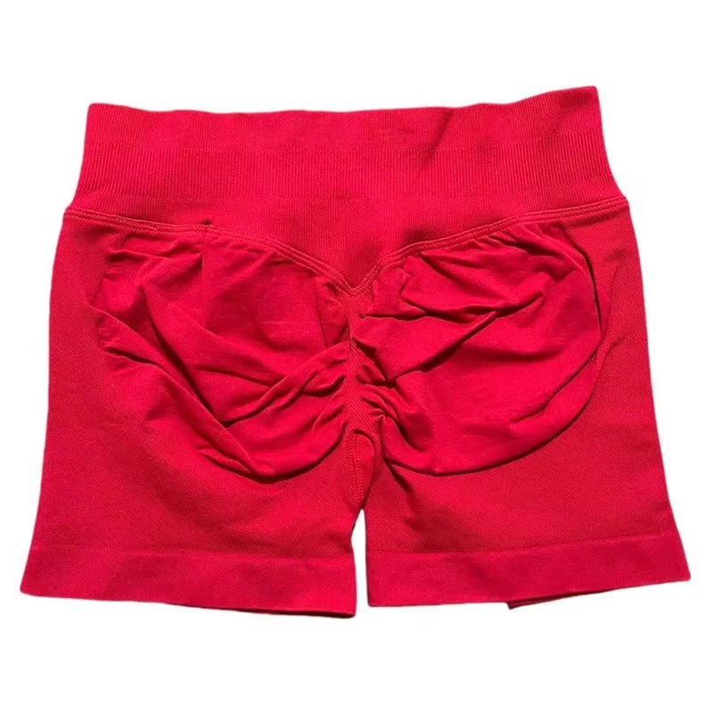 calças de ginástica elásticas shorts de academia.