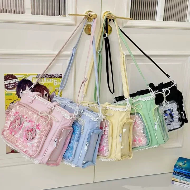 itabag japonês bidimensional ombro bolsa feminina