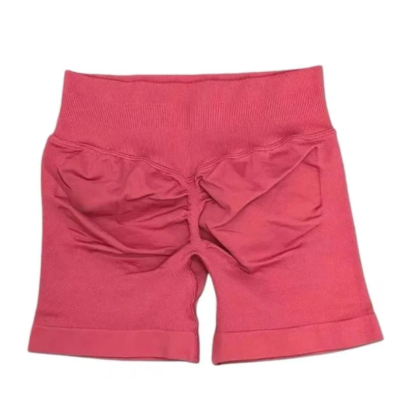 calças de ginástica elásticas shorts de academia.