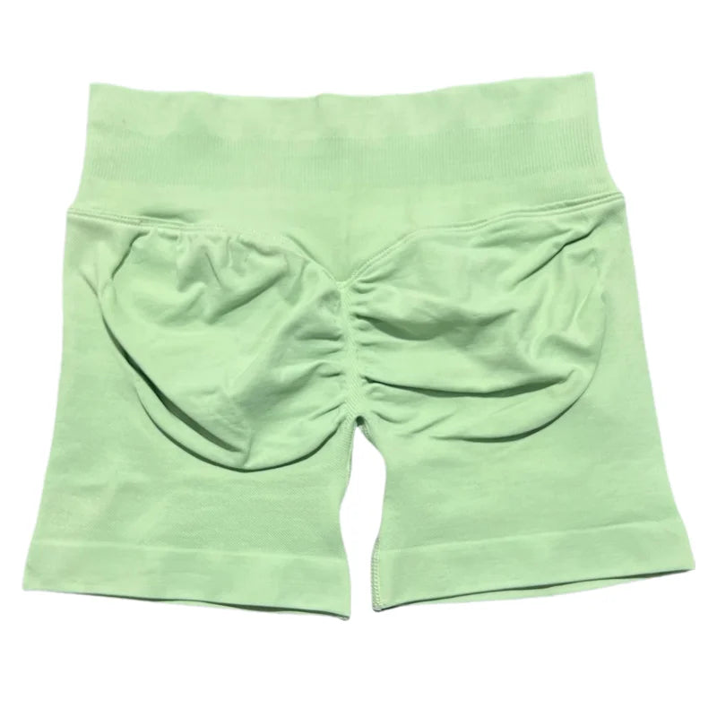 calças de ginástica elásticas shorts de academia.