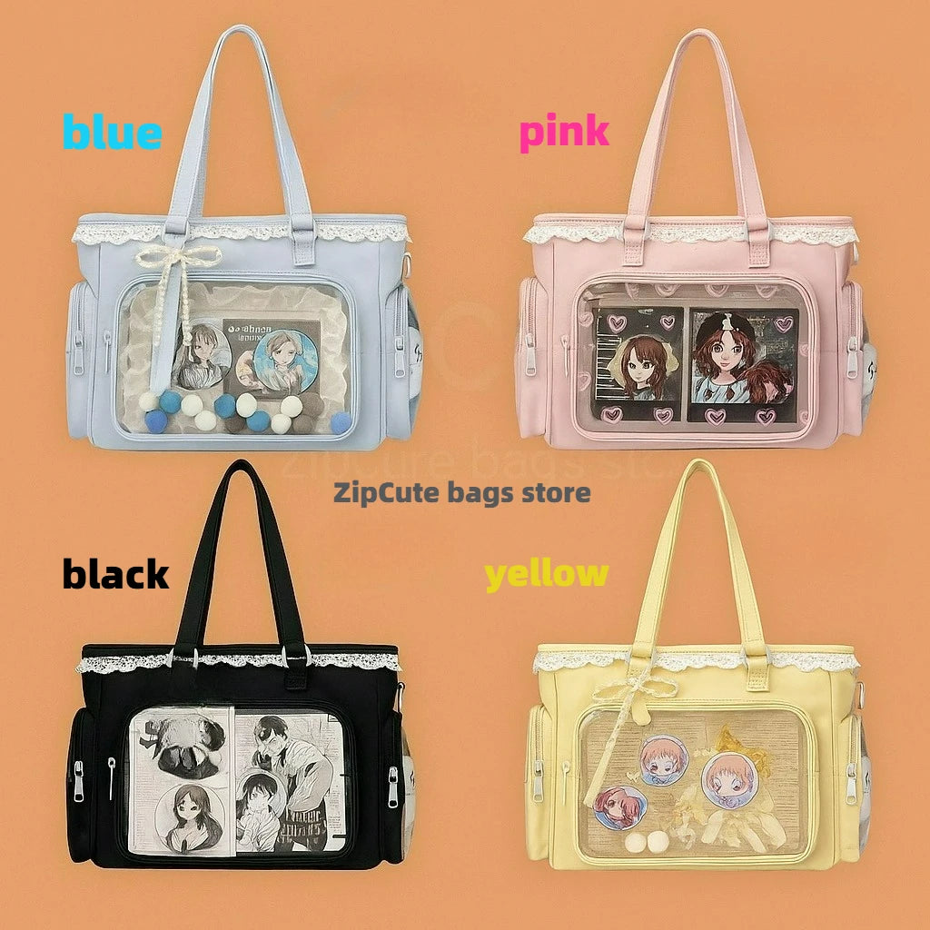 itabag japonês bidimensional ombro bolsa feminina