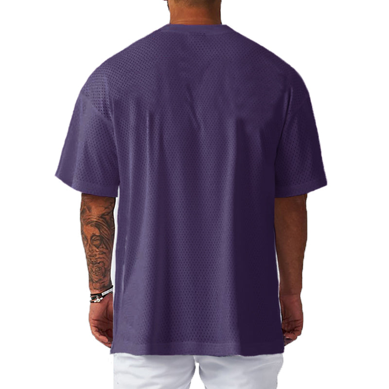camiseta de manga curta com estampa gym warriors