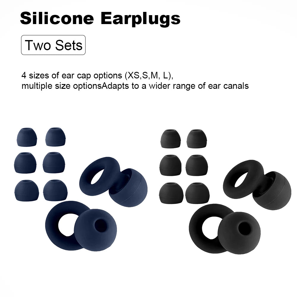 Protetores Auriculares de Silicone para Natação e Sono - Cancelamento de Ruído e Redução de Interferências - Protetores Auriculares de Qualidade