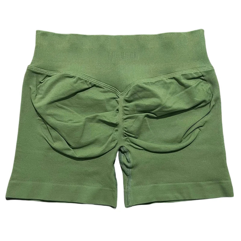 calças de ginástica elásticas shorts de academia.