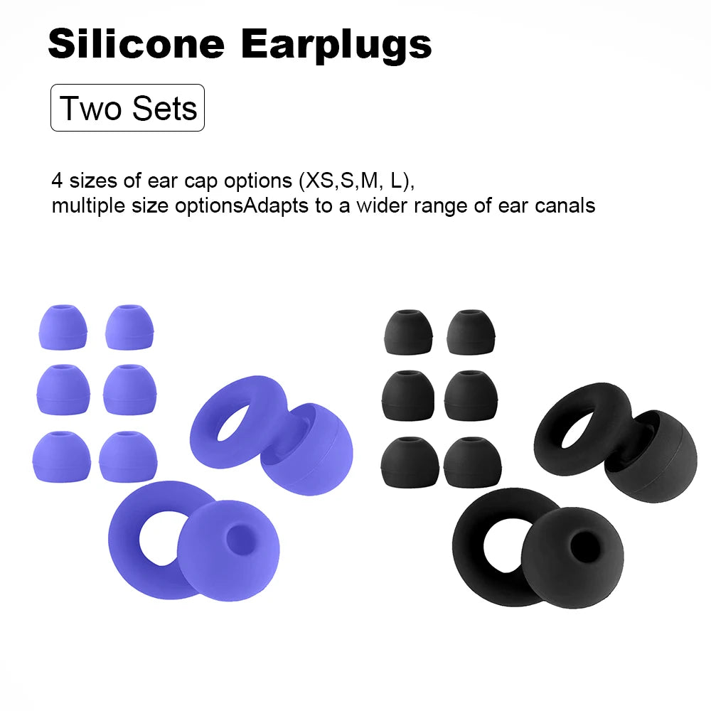 Protetores Auriculares de Silicone para Natação e Sono - Cancelamento de Ruído e Redução de Interferências - Protetores Auriculares de Qualidade