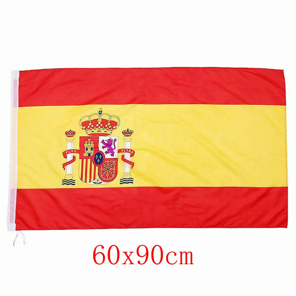 BANDEIRA SKY 90x150cm bandeira da espanha 3x5 pés ES Espana Bandeira espanhola Super Poly bandeira de futebol interna e externa para celebração grandes bandeiras