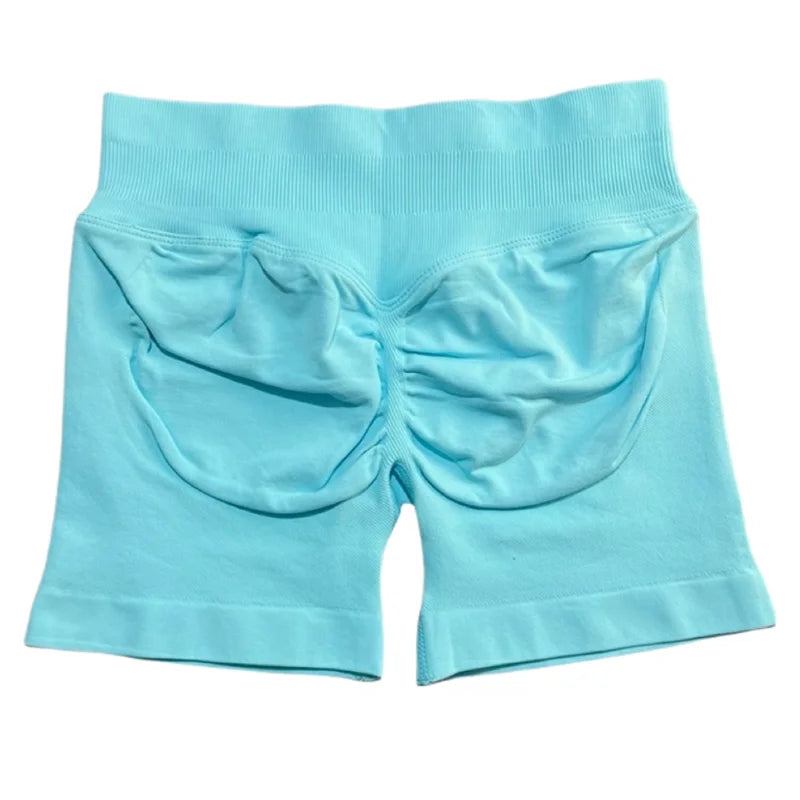 calças de ginástica elásticas shorts de academia.