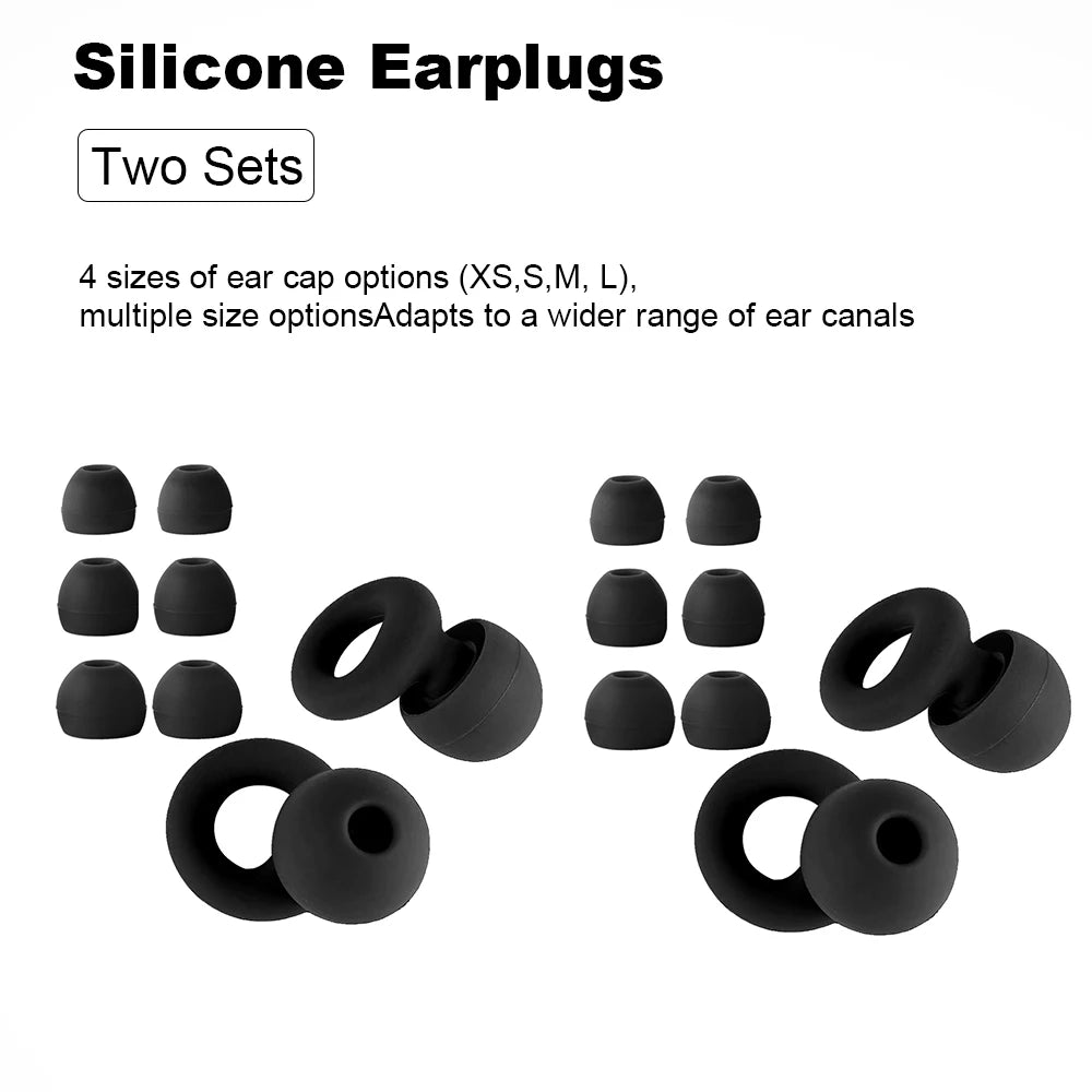 Protetores Auriculares de Silicone para Natação e Sono - Cancelamento de Ruído e Redução de Interferências - Protetores Auriculares de Qualidade