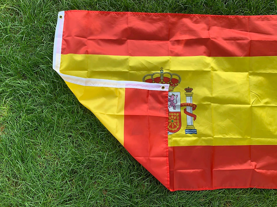 BANDEIRA SKY 90x150cm bandeira da espanha 3x5 pés ES Espana Bandeira espanhola Super Poly bandeira de futebol interna e externa para celebração grandes bandeiras