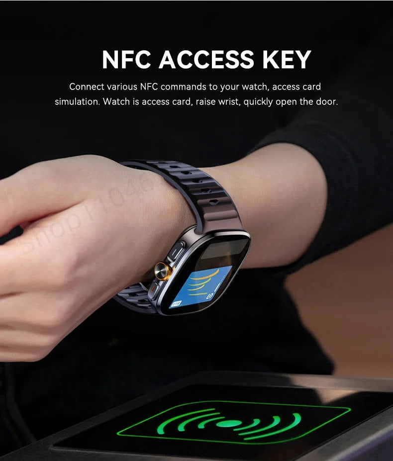 smartwatch 5g com tela amoled de 2.4 polegadas unissex