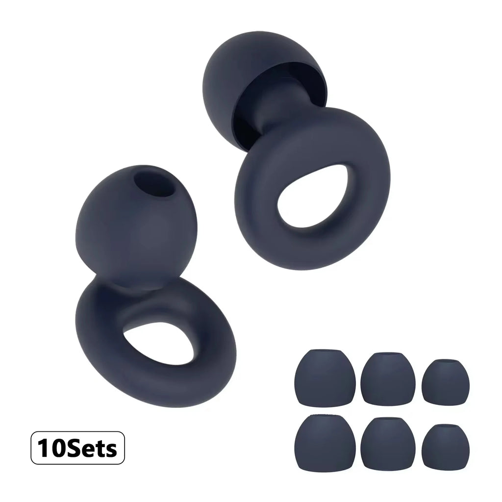 Protetores Auriculares de Silicone para Natação e Sono - Cancelamento de Ruído e Redução de Interferências - Protetores Auriculares de Qualidade