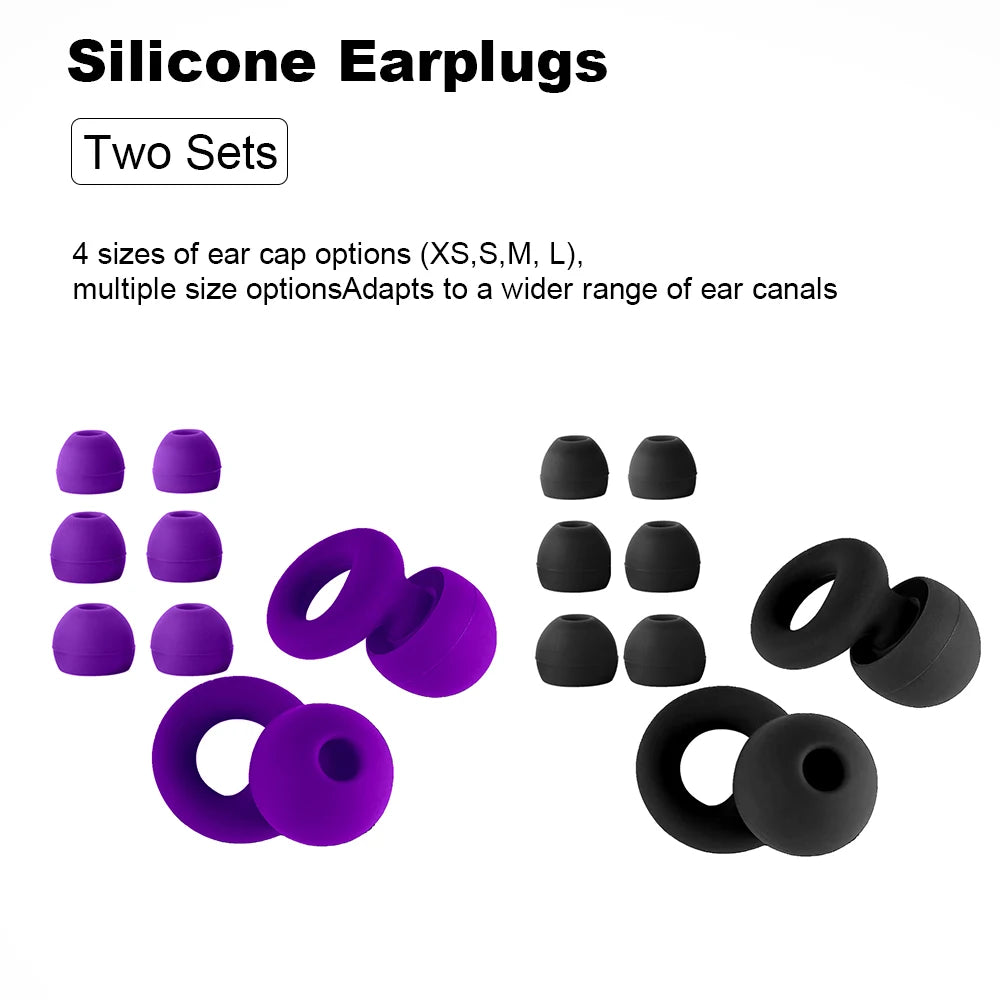 Protetores Auriculares de Silicone para Natação e Sono - Cancelamento de Ruído e Redução de Interferências - Protetores Auriculares de Qualidade