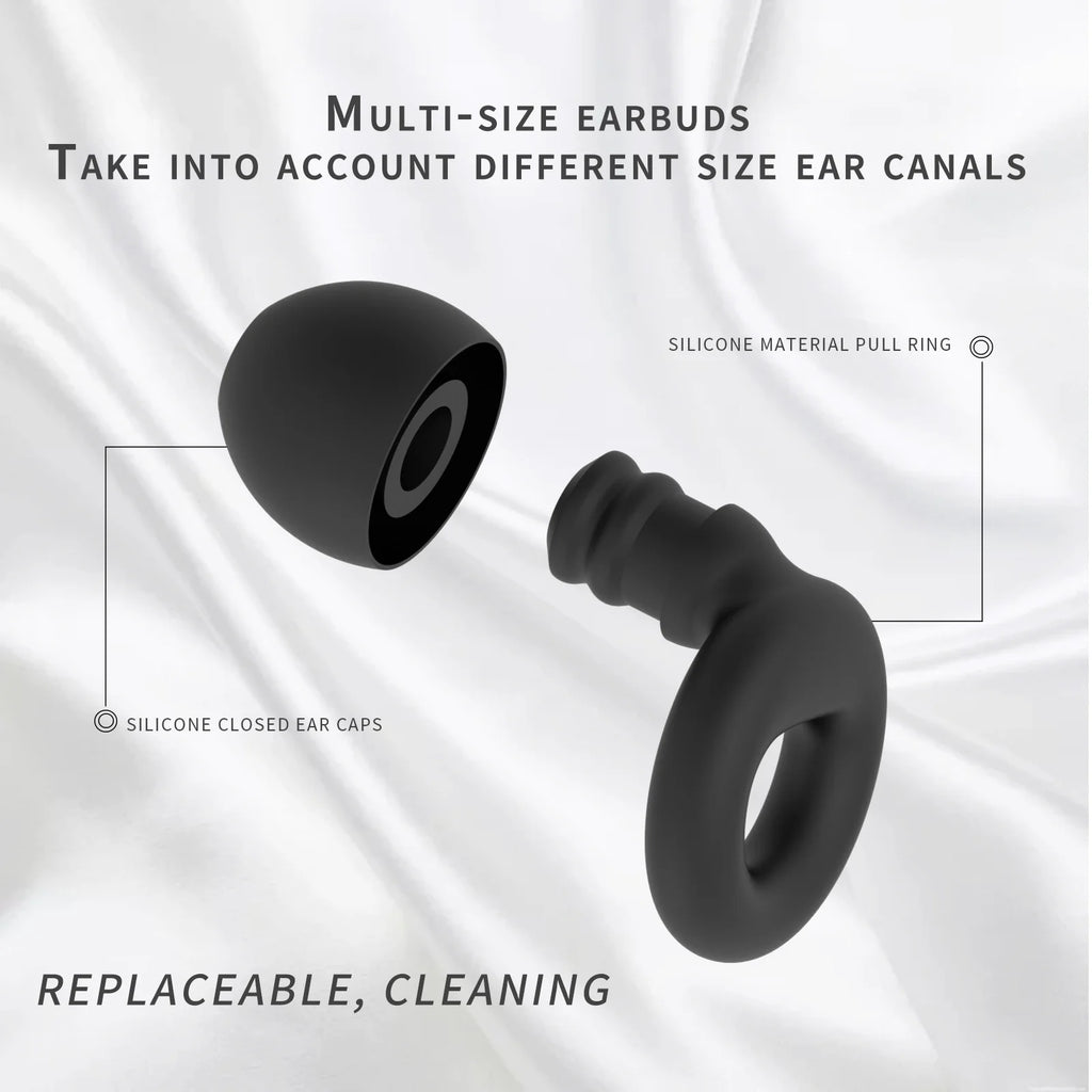 Protetores Auriculares de Silicone para Natação e Sono - Cancelamento de Ruído e Redução de Interferências - Protetores Auriculares de Qualidade