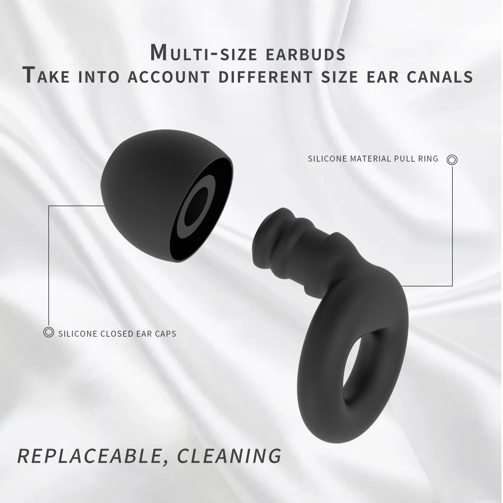 Protetores Auriculares de Silicone para Natação e Sono - Cancelamento de Ruído e Redução de Interferências - Protetores Auriculares de Qualidade