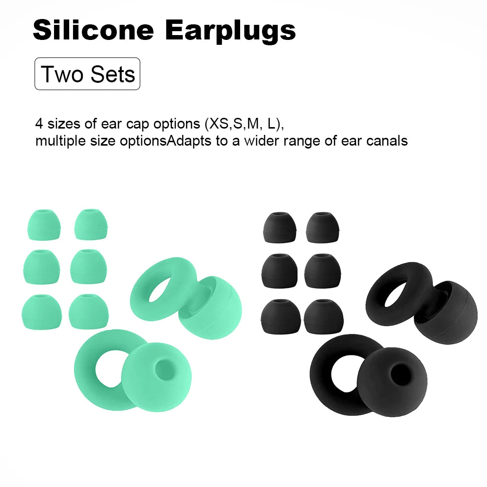 Protetores Auriculares de Silicone para Natação e Sono - Cancelamento de Ruído e Redução de Interferências - Protetores Auriculares de Qualidade