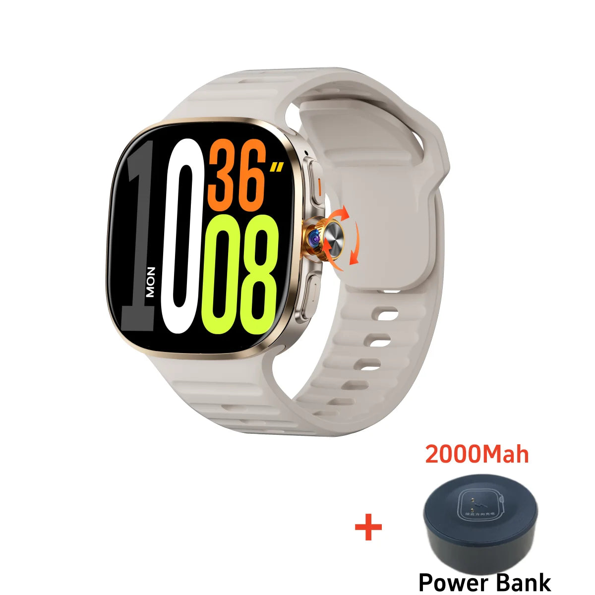 smartwatch 5g com tela amoled de 2.4 polegadas unissex