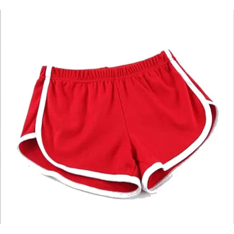 Calções esportivos femininos de verão.