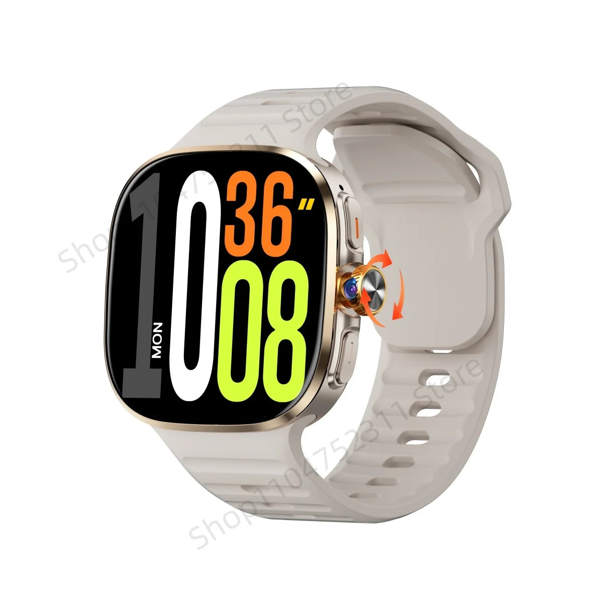 smartwatch 5g com tela amoled de 2.4 polegadas unissex