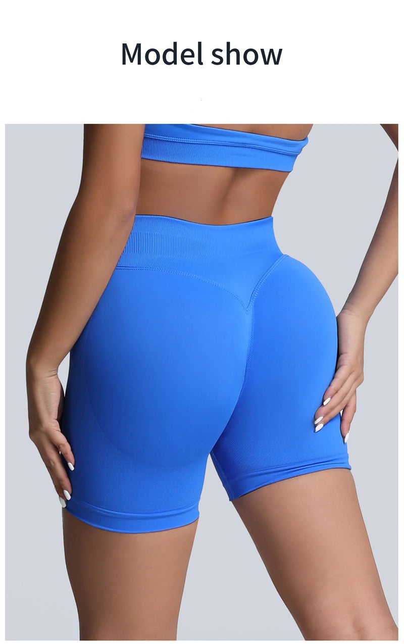 calças de ginástica elásticas shorts de academia.